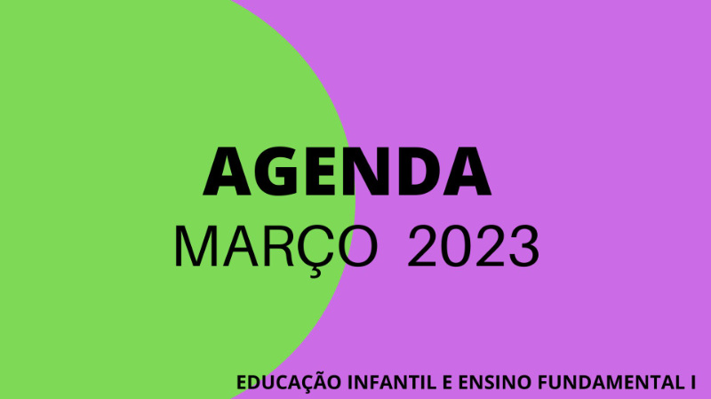 Agenda - Mês de Março 2023